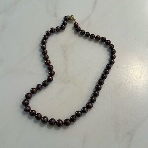 Chocolate Pearl Necklace
